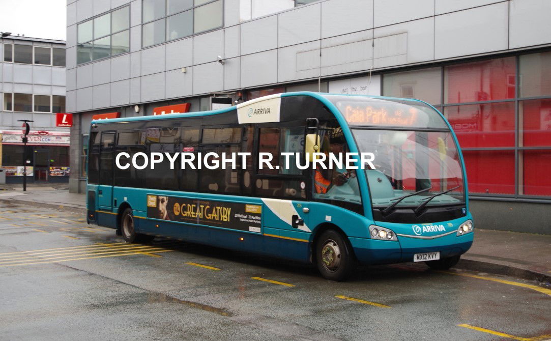 Arriva Buses Wales 705 MX12 KVY.