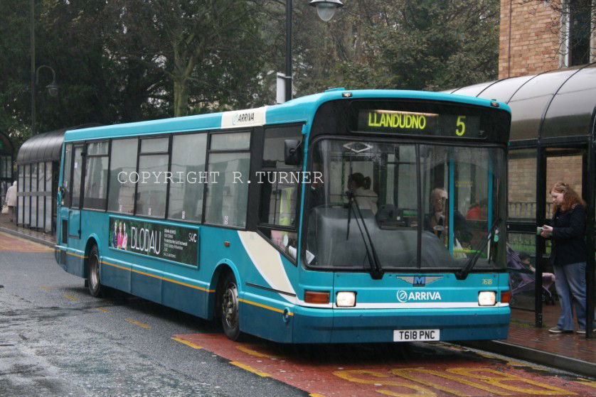 Arriva Buses Wales 7618 T618 PNC.