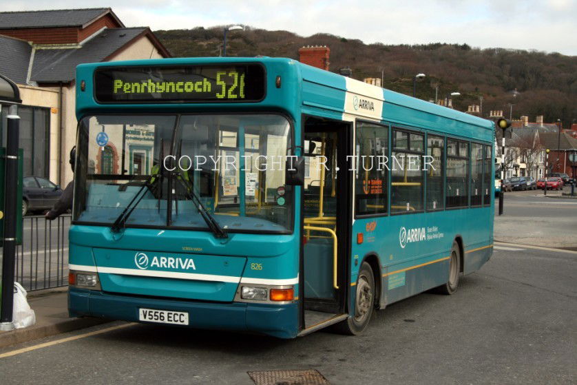 Arriva Buses Wales 826 V556 ECC.