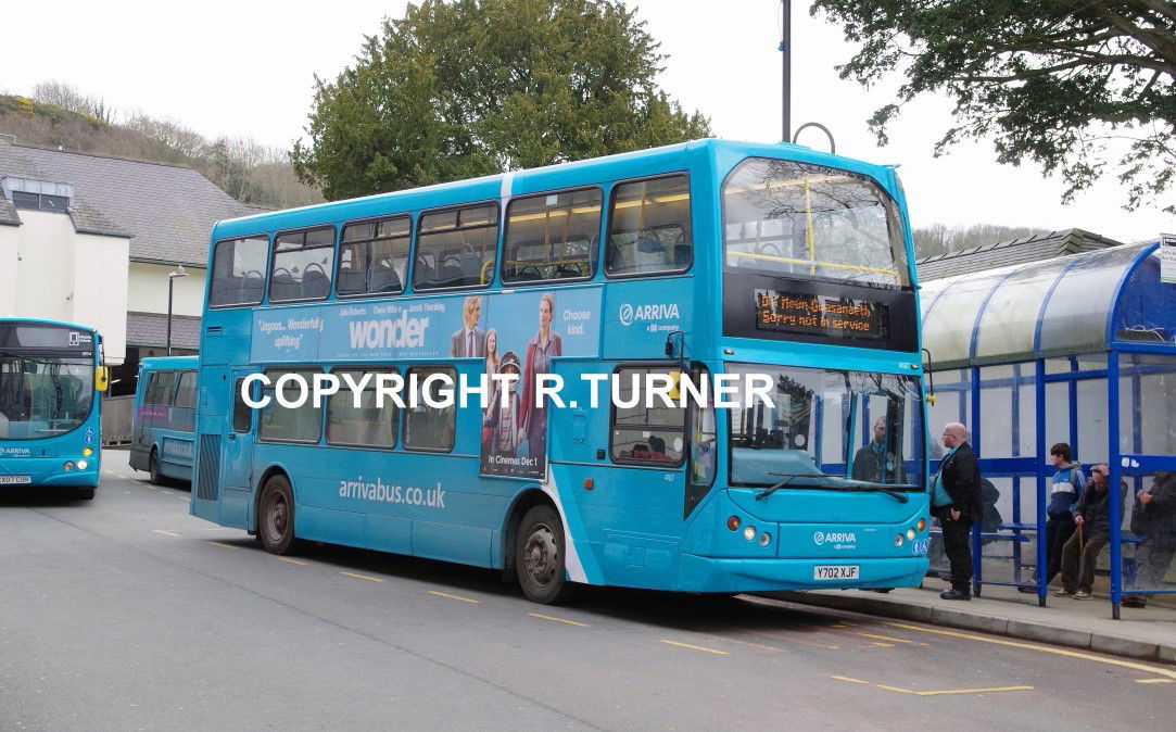 Arriva Buses Wales 4187 Y702 XJF.