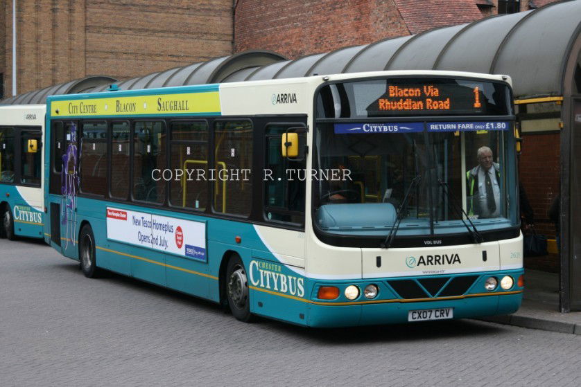 Arriva Cymru 2635 CX07 CRV.