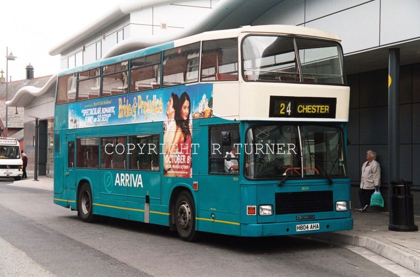 Arriva Cymru 3834 H804 AHA.
