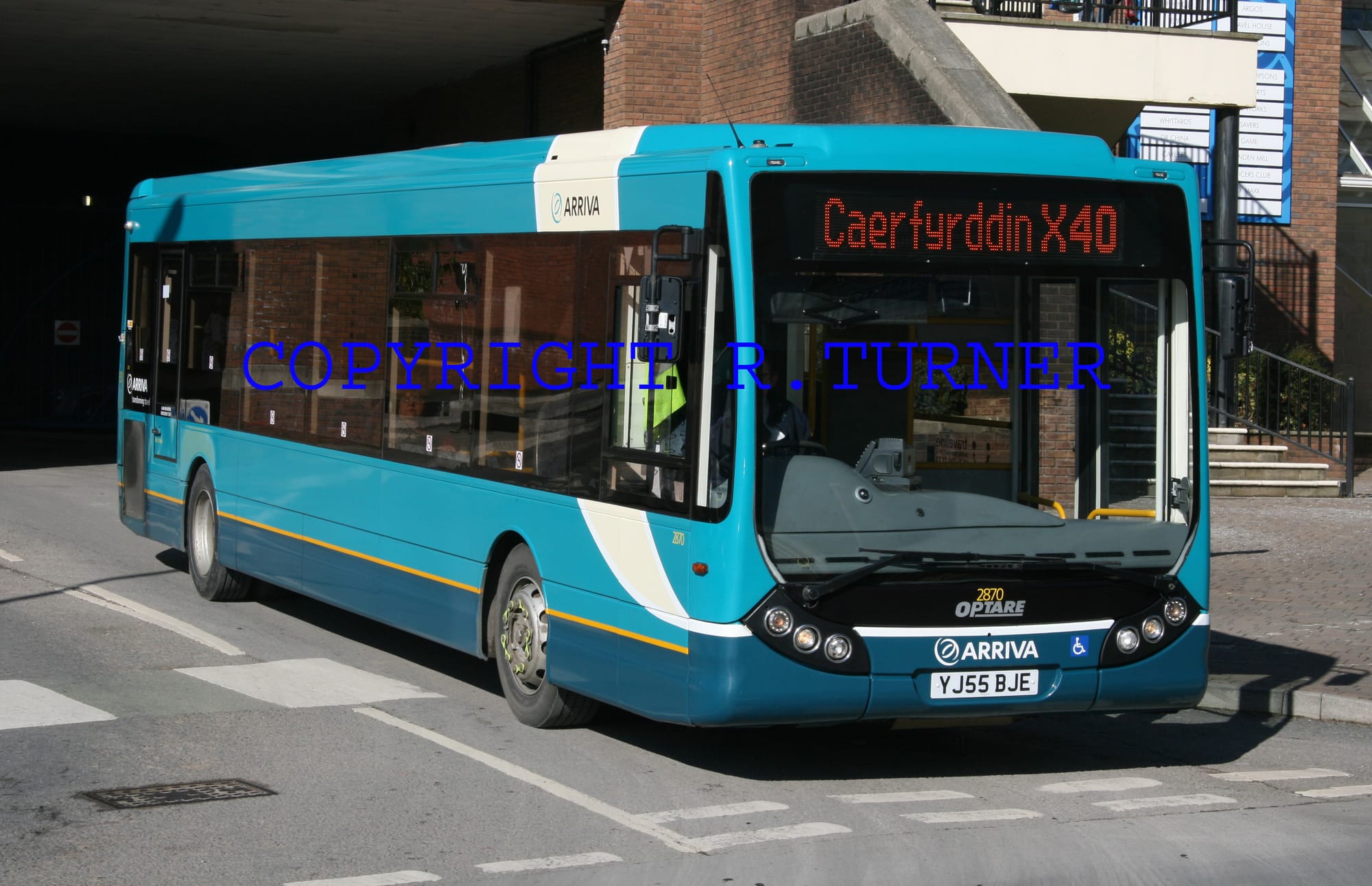 Arriva Buses Wales 2870 YJ55 BJE.