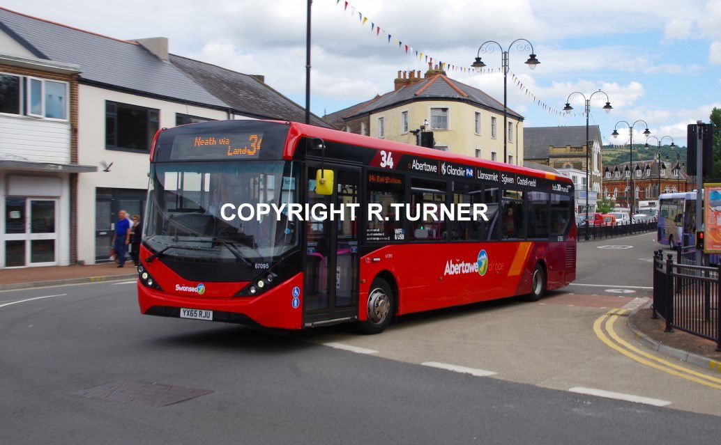 First South Wales 67095 YX65 RJU.
