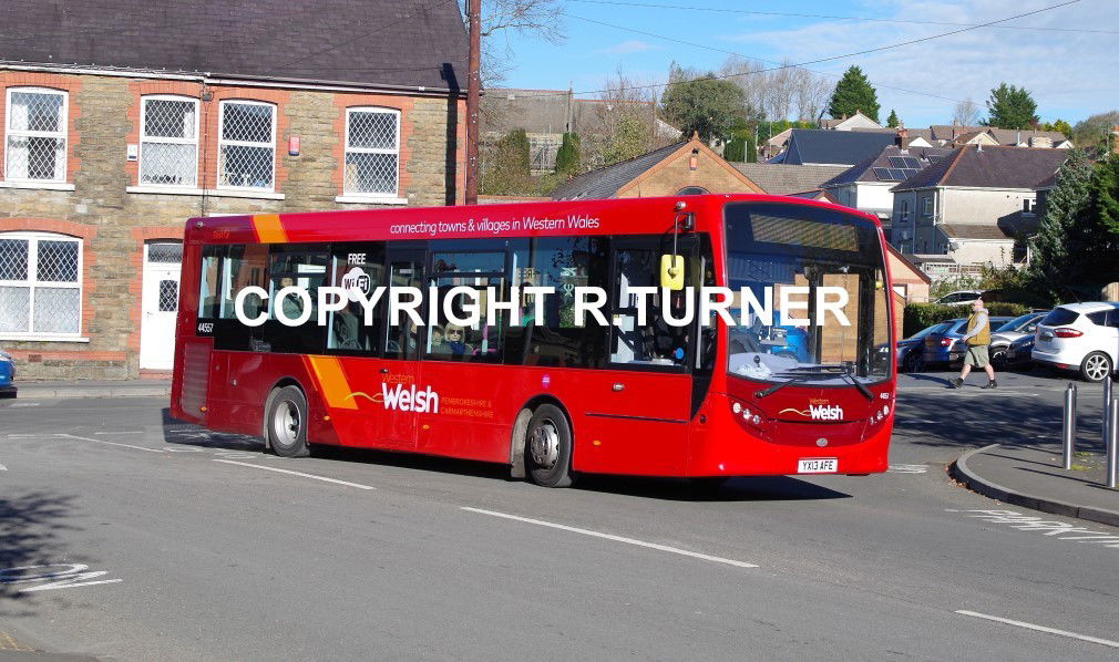 First South Wales 44557 YX13 AFE.