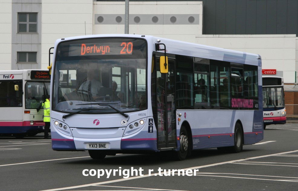 First South Wales 44576 YX13 BNE.