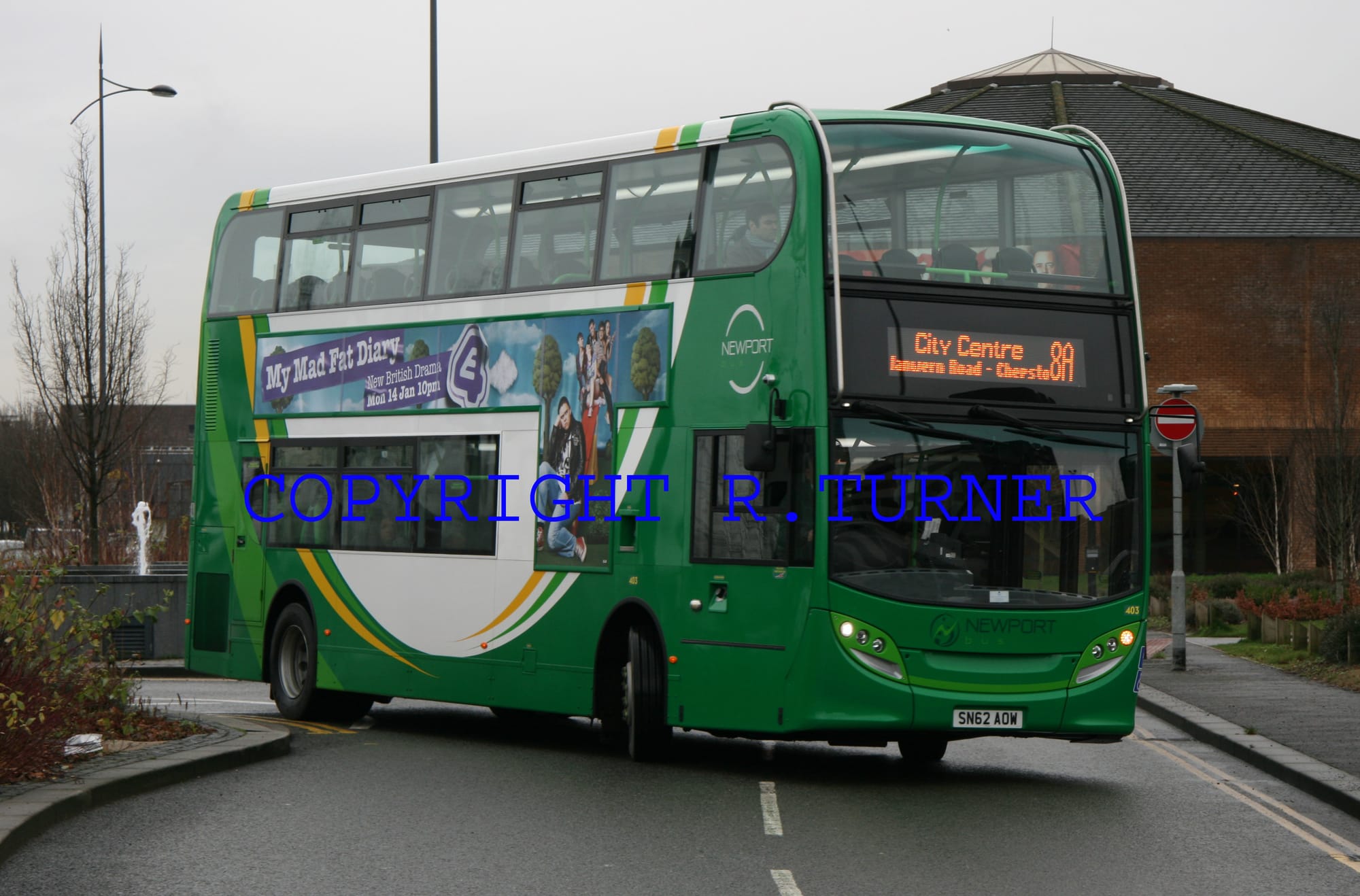Newport Bus 403 SN62 AOW.