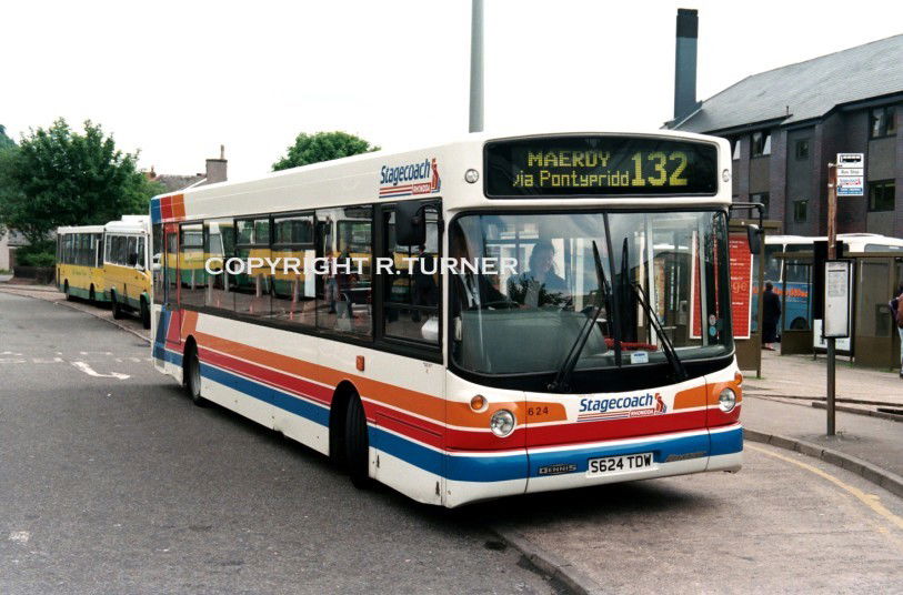 Stagecoach Rhondda 624 S624 TDW.