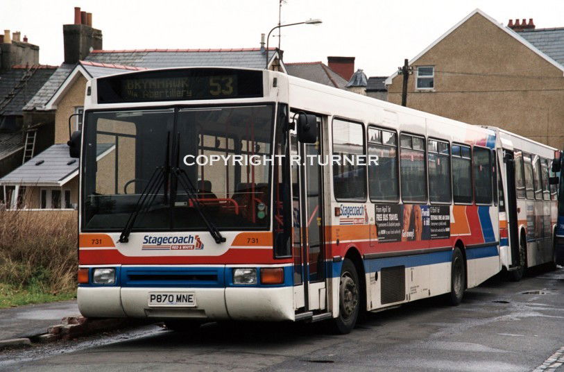 Stagecoach Red & White 731 P870 MNE.