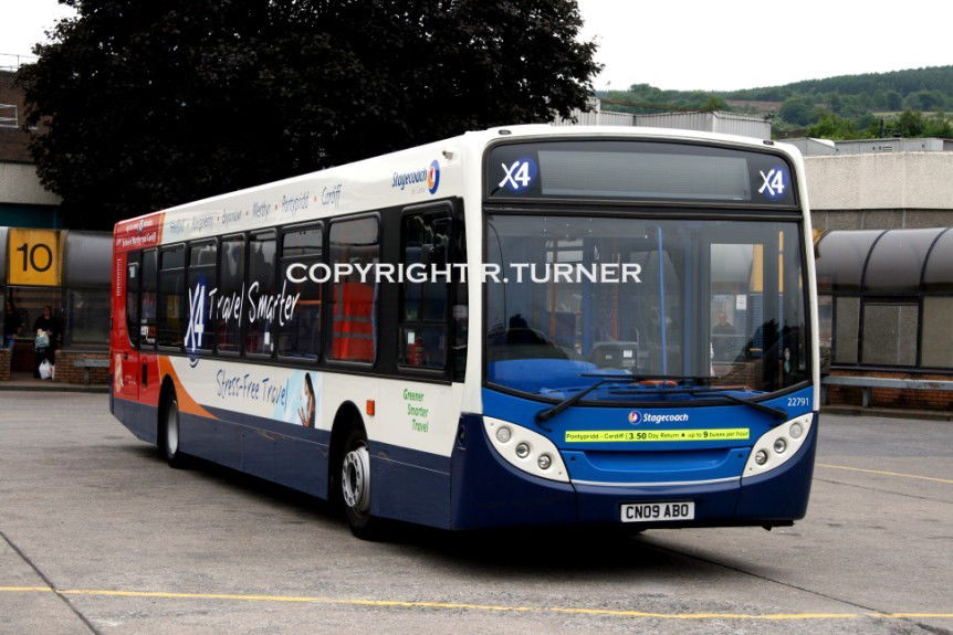 Stagecoach South Wales 22791 CN09 ABO.