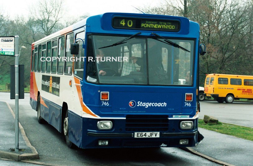 Stagecoach South Wales 746 E64 JFV.
