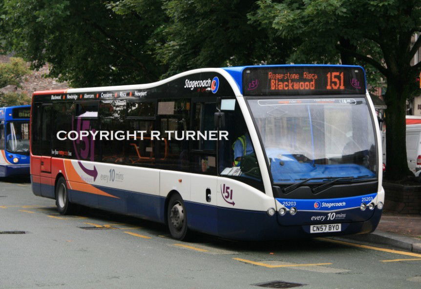 Stagecoach South Wales 25203 CN57 BYO.