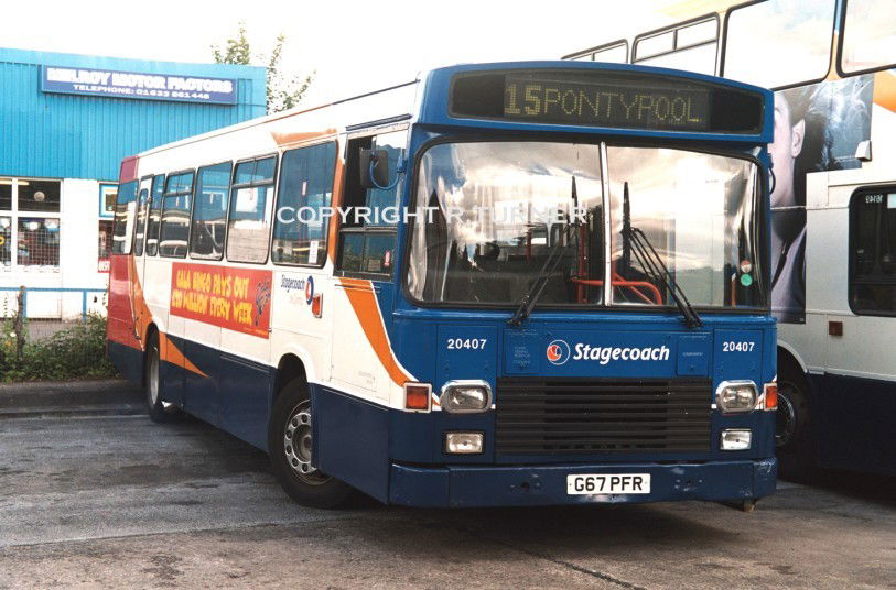 Stagecoach South Wales 20407 G67 PFR.