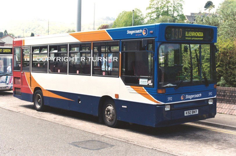 Stagecoach South Wales 592 K92 BNY.