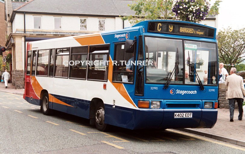 Stagecoach South Wales 32990 K402 EDT.