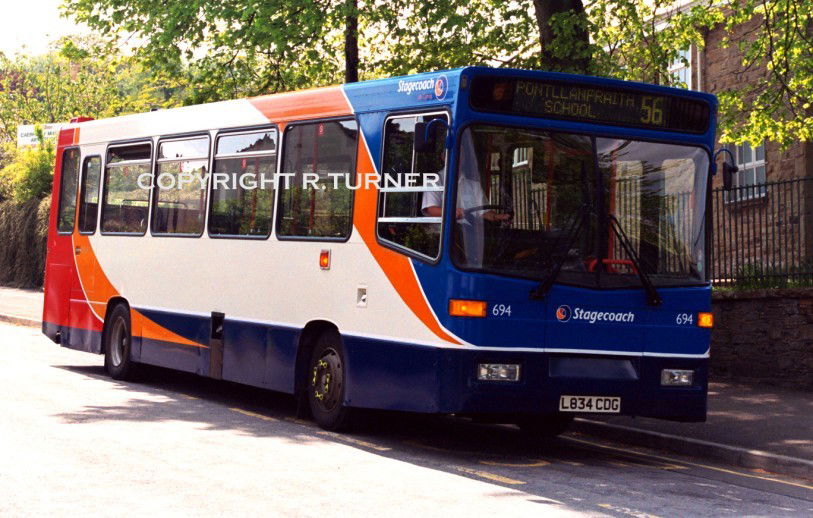 Stagecoach South Wales 694 L834 CDG.