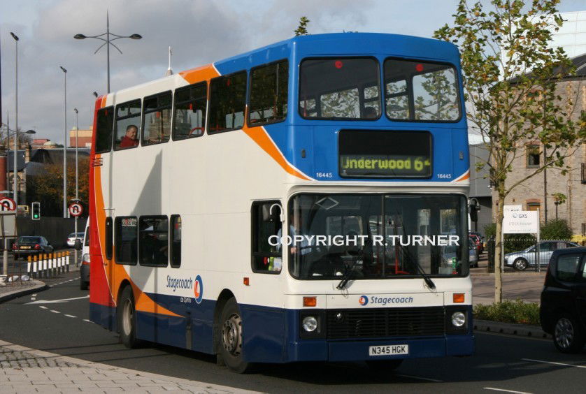 Stagecoach South Wales 16445 N345 HGK.