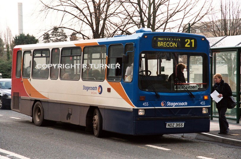 Stagecoach South Wales 455 NDZ 3155.