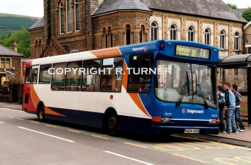 Stagecoach South Wales 33278 R424 AOR.