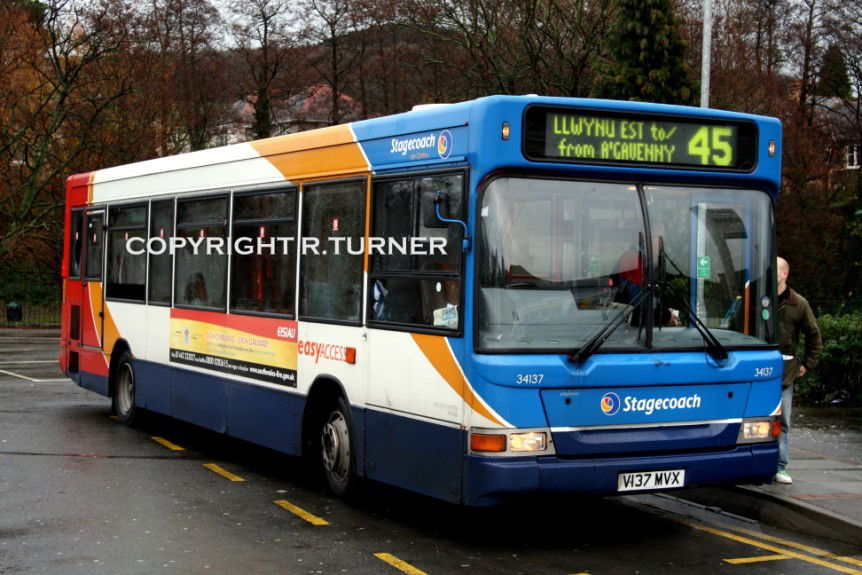 Stagecoach South Wales 34137 V137 MVX.