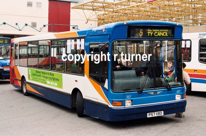 Stagecoach South Wales 557 P57 XBO.