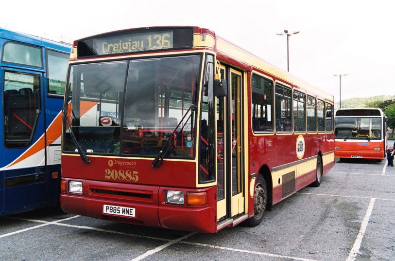 Stagecoach South Wales 20885 P885 MNE.