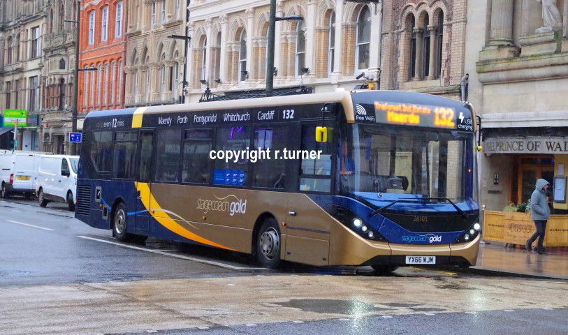 Stagecoach South Wales 26103 YX66 WJM.