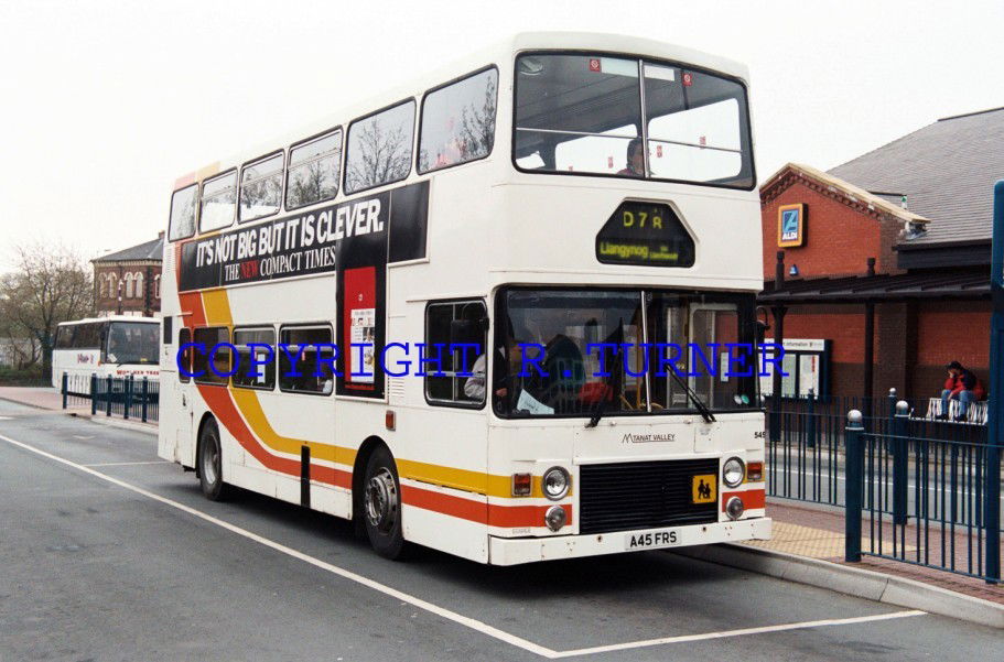 Tanat Valley Coaches 545 A45 FRS.