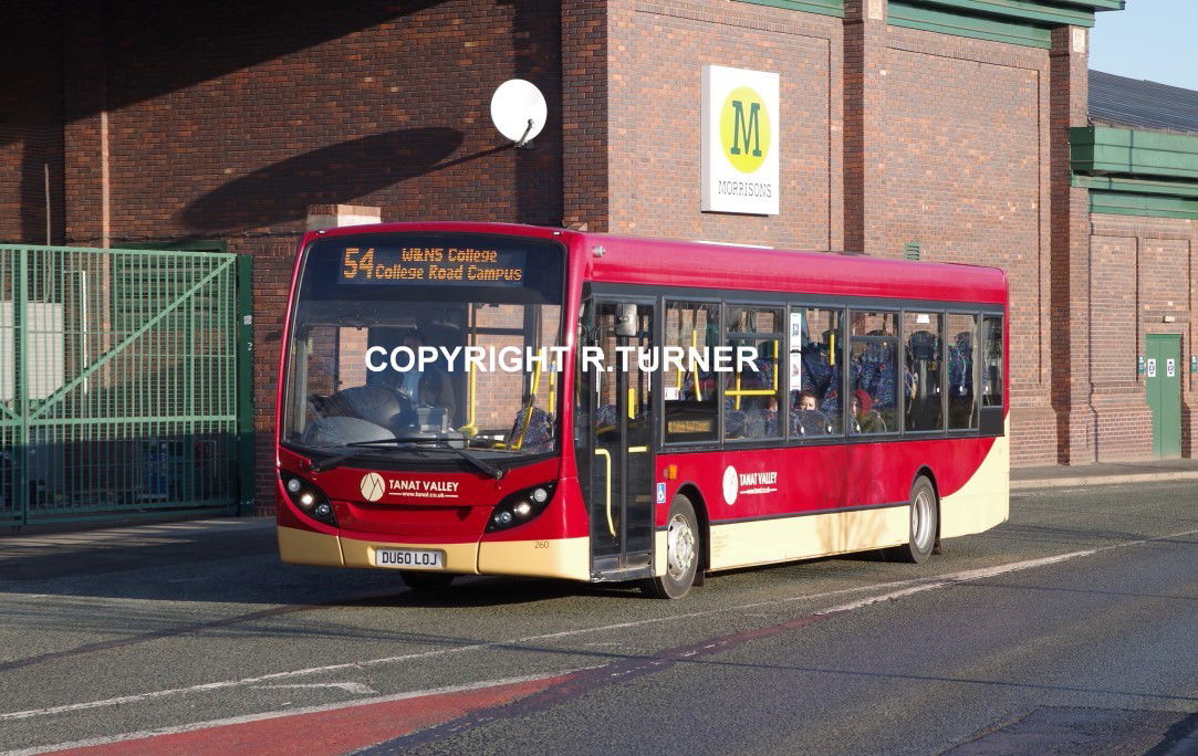 Tanat Valley Coaches 260 DU60 LOJ.