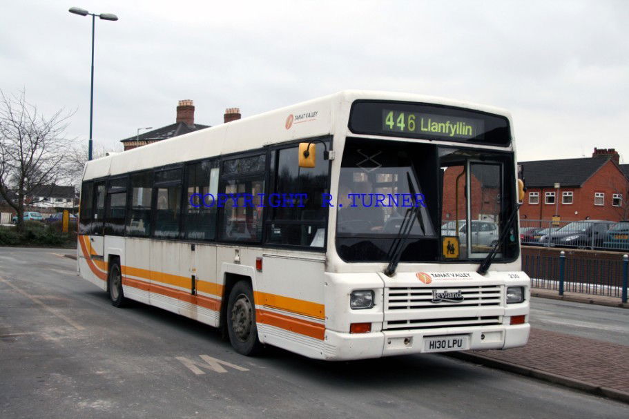 Tanat Valley Coaches 230 H130 LPU.