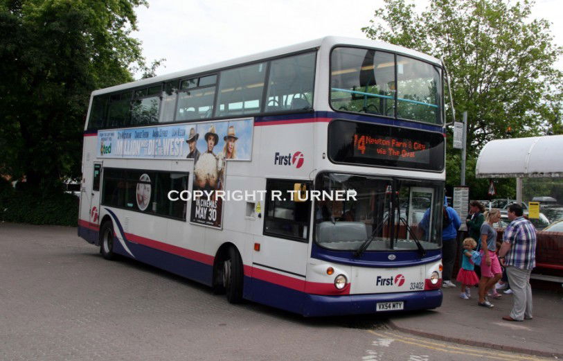 First Midland Red 33402 VX54 MTY.