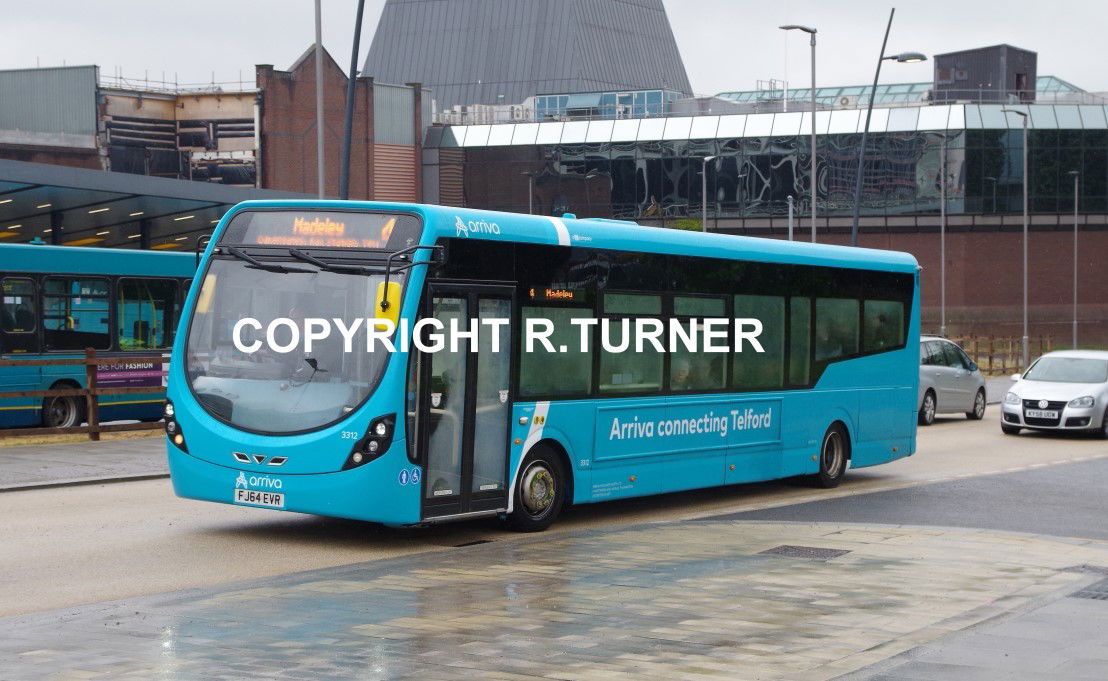 Arriva Midlands North 3312 FJ64 EVR.