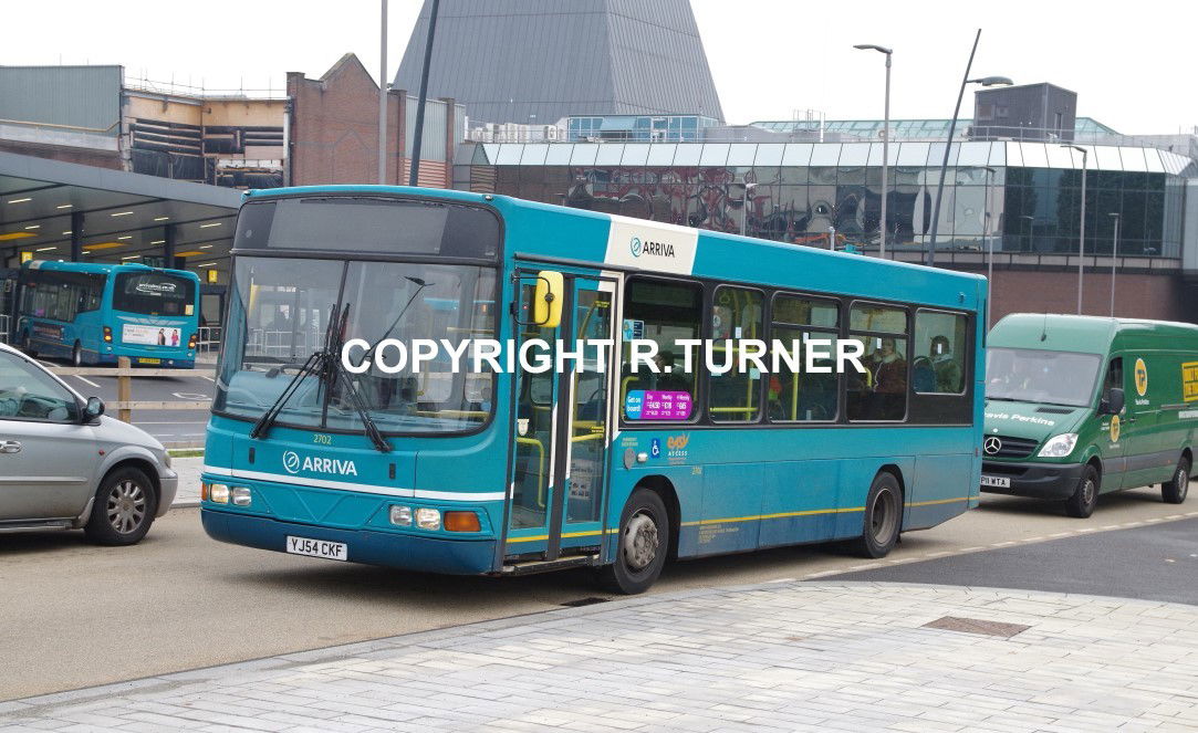Arriva Midlands North 2702 YJ54 CKF.