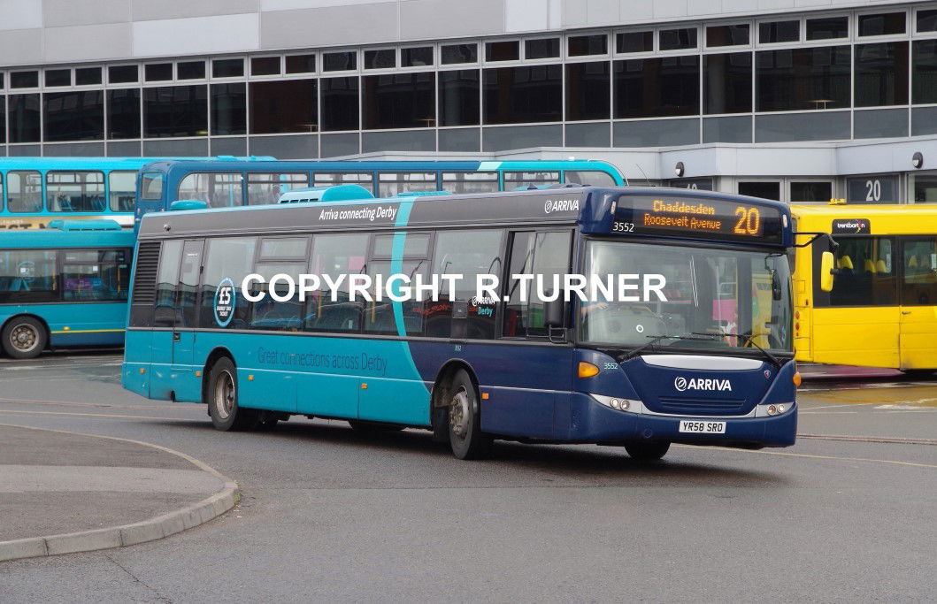 Arriva Midlands North 3552 YR58 SRO.