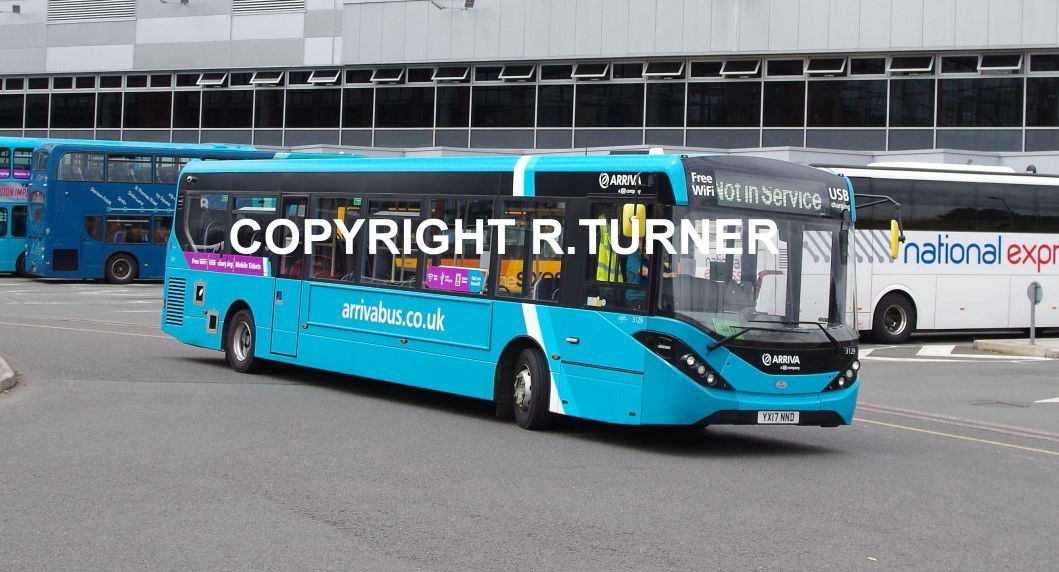 Arriva Midlands North 3129 YX17 NND.