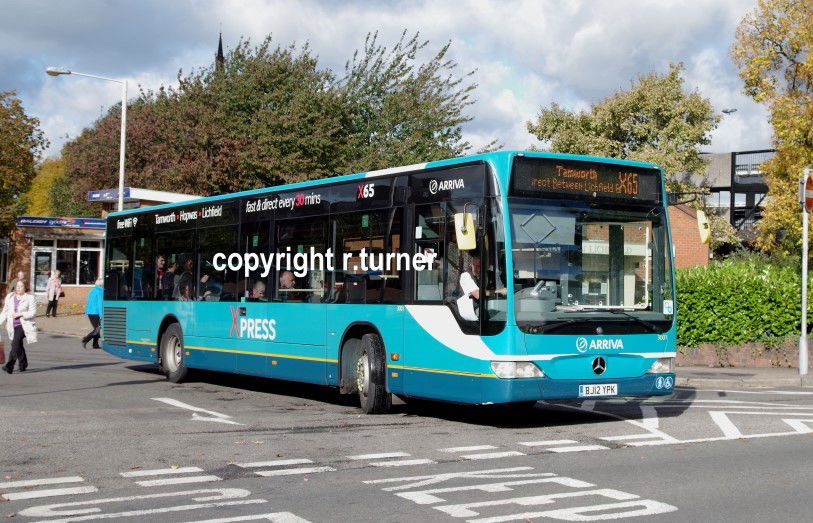 Arriva Midlands North 3001 BJ12 YPK.
