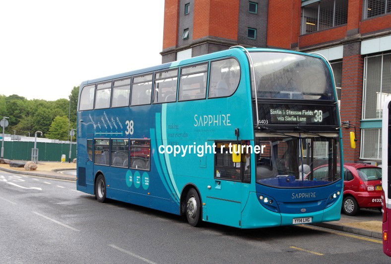 Arriva Midlands North 4403 YY14 LHG.