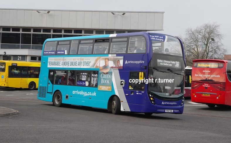 Arriva Midlands North 4545 YY67 HDL.
