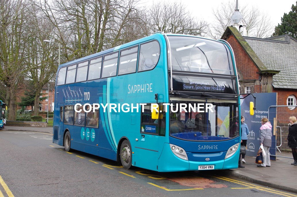 Arriva Midlands North 4407 YX64 VMA.