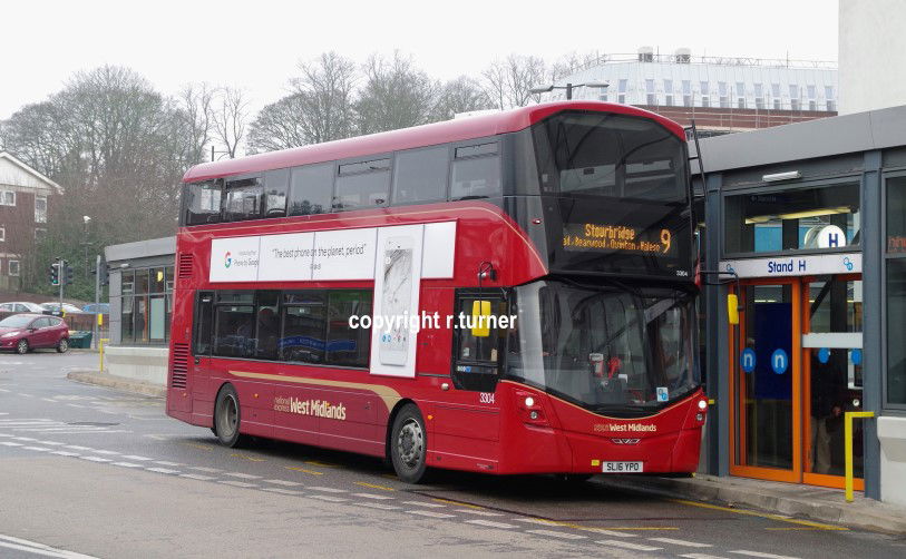 National Express West Midlands 3304 SL16 YPO.
