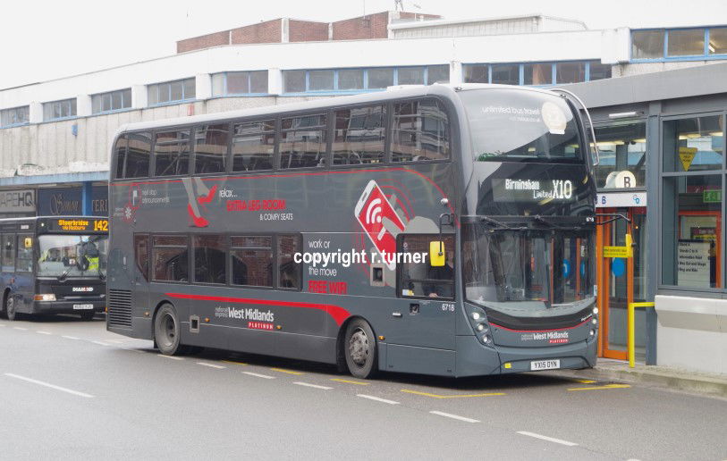 National Express West Midlands 6718 YX15 OYN.