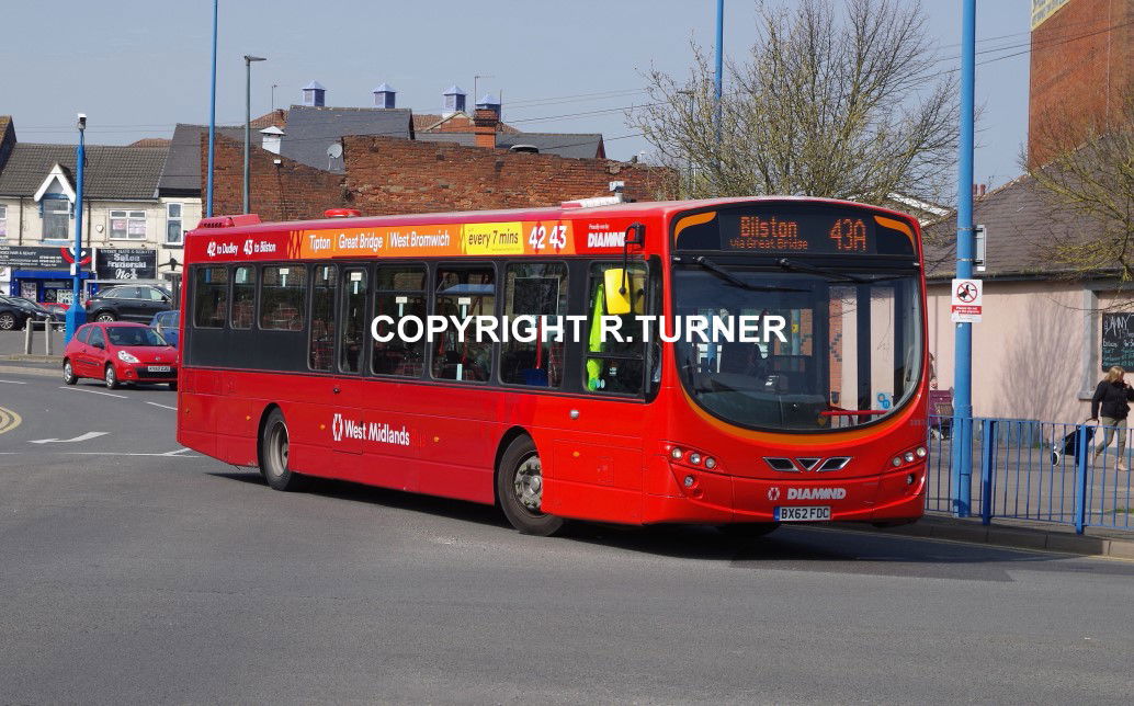 Diamond Bus 30526 BX62 FDC.