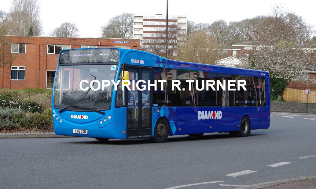 Diamond Bus 30973 YJ16 DDN.
