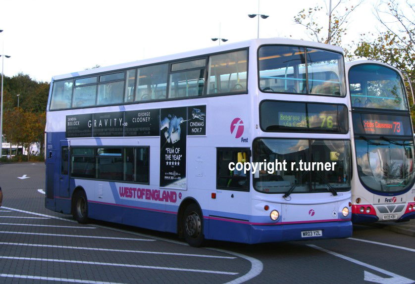 First West of England 32279 WR03 YZL.