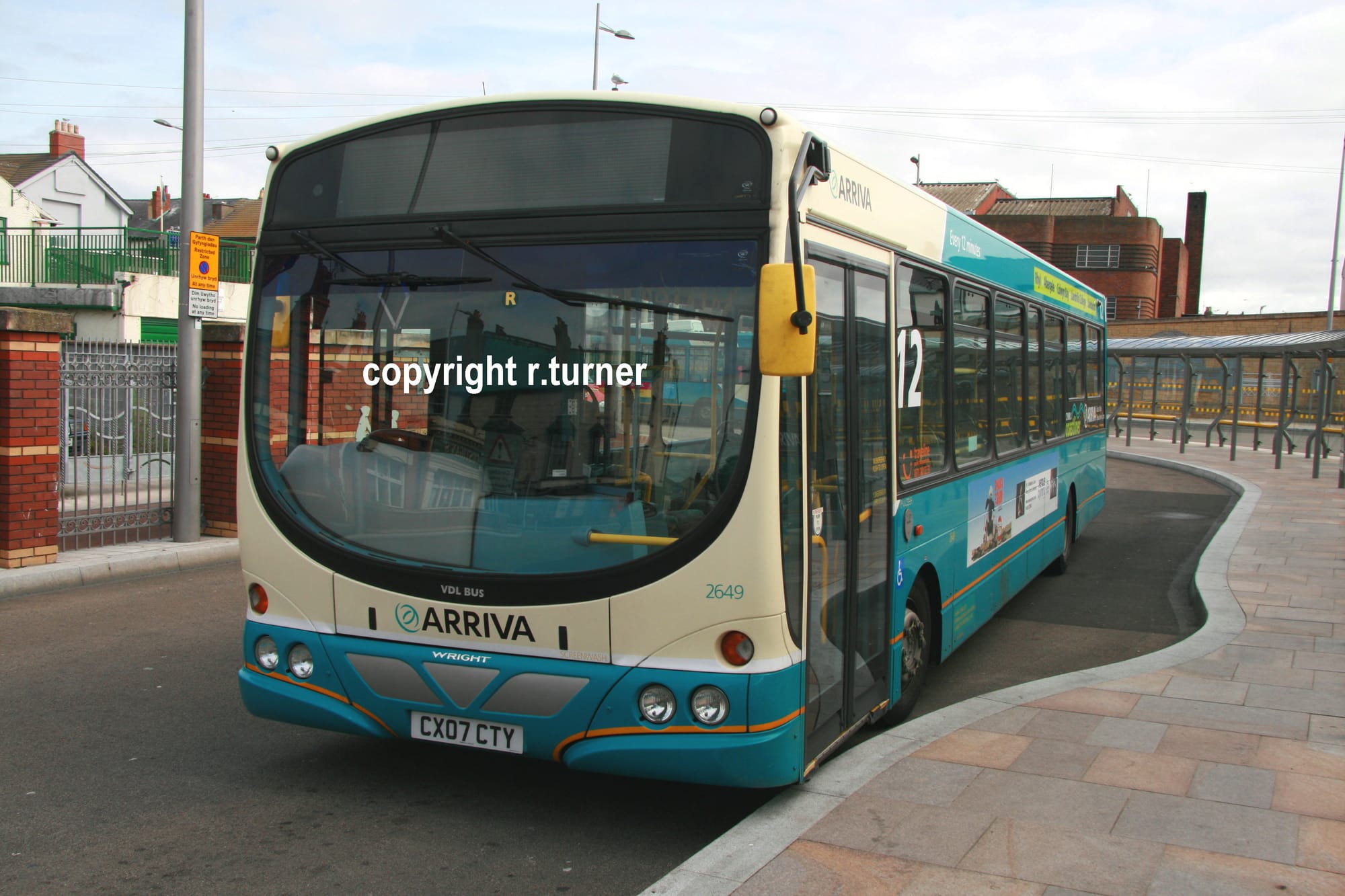 Arriva Cymru 2649 CX07 CTY.