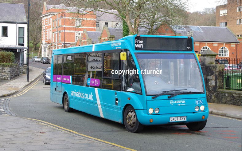 Arriva Buses Wales 665 CX57 CYV.