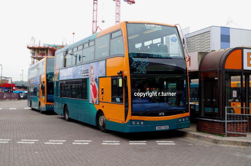 Cardiff Bus 472 CN57 FGD.