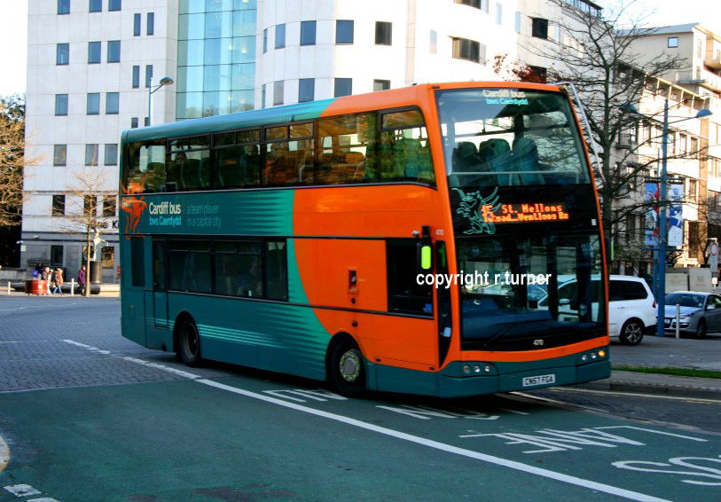 Cardiff Bus 470 CN57 FGA.