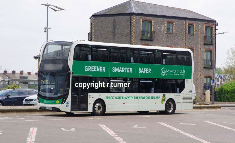 Newport Bus 407 YX70 OLA.