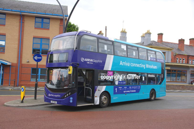 Arriva Buses Wales 1003 CX17 BYD.